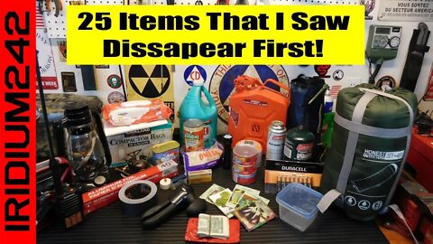 25 Items That Will Disappear Fast In A Crisis - Will You Be Ready?