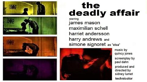 THE DEADLY AFFAIR 1967 James Mason as Agent Investigating Associate's Suicide FULL MOVIE HD & W/S