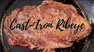 CAST-IRON RIBEYE STEAK