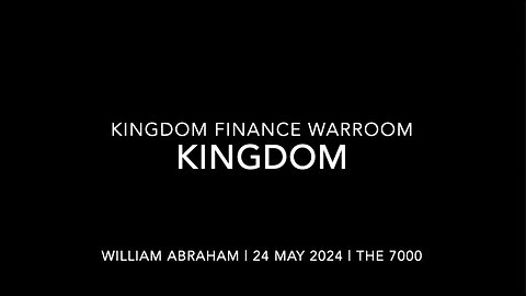 Kingdom Finance WarRoom - Kingdom - 24 May 2024