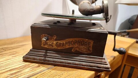 First play in over 100 years? Original Barn Find 1902 Columbia AK Horn Phonograph Record Player