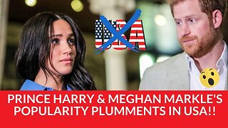 Prince Harry and Meghan Markle's Popularity Plumments in the US! #meghanmarkle #princeharry