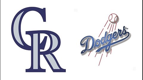 Rockies @ Dodgers. Game 1 of 3. MLB the Show 24.