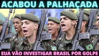 URGENTE - EUA Unidos vão investigar tentativa de golpe militar no Brasil