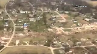 Damage from deadly tornado in Tennessee