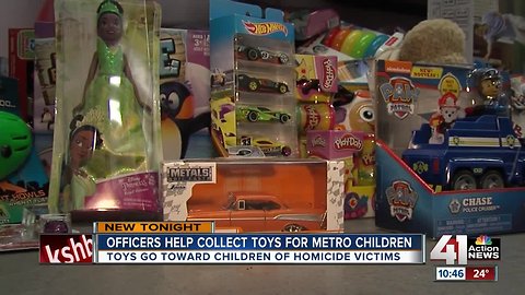 KCPD, nonprofit 'Stuff the Squad Car' with toys for children of homicide victims