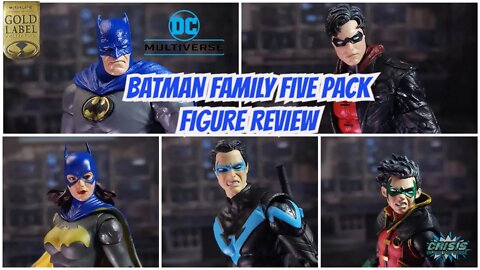 McFarlane Toys Gold Label DC Multiverse Batman Family Five Pack Figure Review