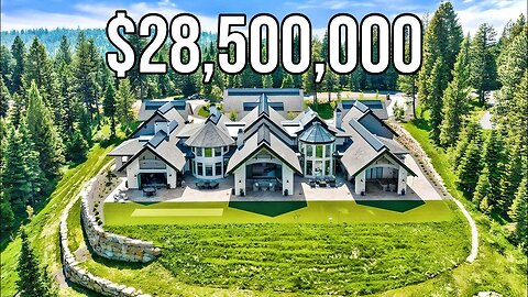 Inside this $28.5 Million Mountain Lake View Estate | Mansion Tour