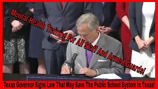 Texas Governor Signs Law That May Save The Public School System In Texas!