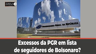 Excessos da PGR em lista de seguidores de Bolsonaro? Qual intenção? Paulo Moura comenta