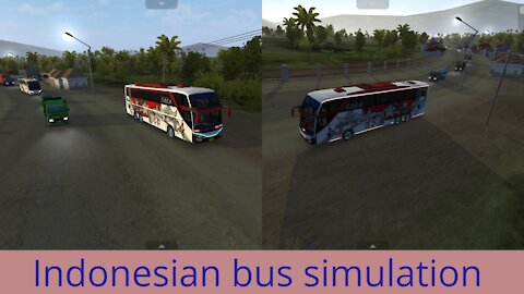 Indonesia bus simulation best game with best kashmir music