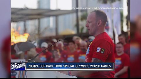 Nampa police officer back from Special Olympics World Games in Abu Dhabi