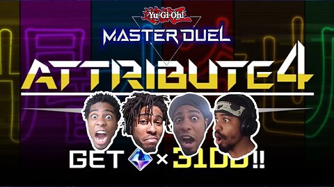 THIS ATTRIBUTE 4 EVENT IS EASY! (YUGIOH! MASTER DUEL) + FORTNITE + reactions