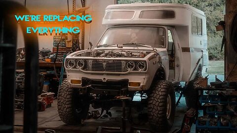 CUSTOM EVERYTHING on our 4x4 Land Cruiser CHINOOK | [Van Life] Inches closer.