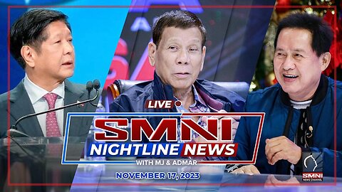 LIVE: SMNI Nightline News with Admar Vilando and Jade Calabroso | November 17, 2023