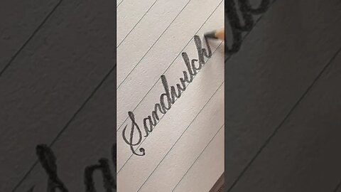 Beautiful cursive handwriting |watch till end❤️‍🔥‼️#handwriting