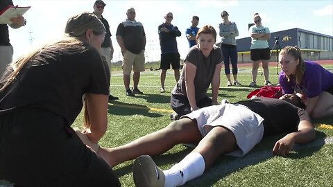'Like riding a bike you just have to practice': Training to treat critically injured athletes