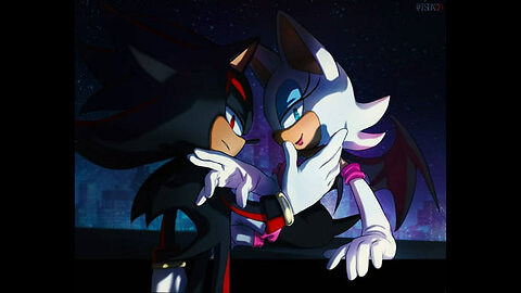 Rouge & Shadow Flirt & Kiss on his live stream