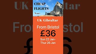 Fly to Gibraltar Cheap #shorts