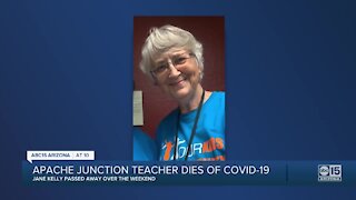 Apache Junction teacher dies of COVID-19