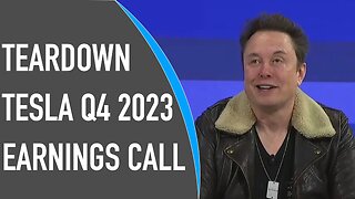 TESLA FINANCIAL WOES: Teardown of TESLA Q4 2023 Earnings. Common Sense Skeptic 1 hour ago