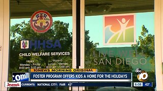 County program helps foster kids find a Home for the Holidays