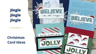 Jingle Jingle Jingle - 4 Simple Christmas Card Ideas