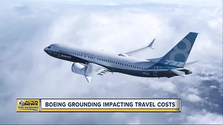 Boeing grounding impacting travel costs