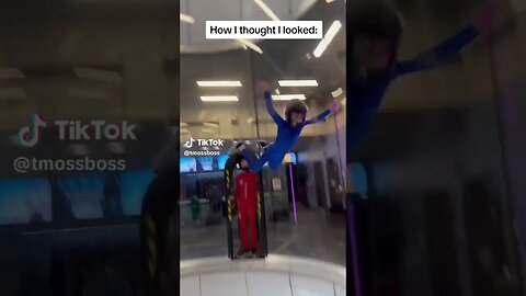 HOW I THOUGHT I LOOKED WHILE INDOOR SKYDIVING! 😂😂😂