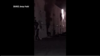 UPDATE: Video shows people escaping Alpine fire in downtown Las Vegas