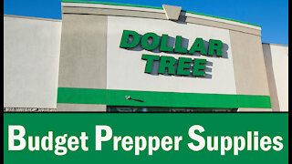Dollar Tree Prepper Supply Budget Haul ~ Get it while you can!