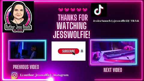 #shorts Jess Wolfie YouTube Outro Video made with #canva
