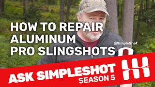 How can I repair a SimpleShot PRO Series slingshot frame?