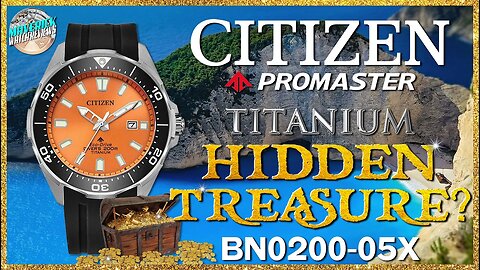 Hidden Treasure? | Citizen Promaster 200m Orange Titanium Diver BN0200-05X Unbox & Review