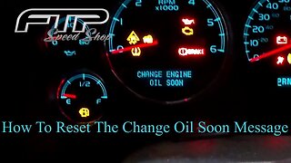 How to Reset the Change Engine Oil Message 2011 Suburban Quick Tech!