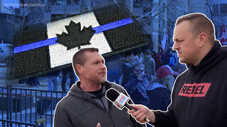 Former Calgary cop Brian Denison says the thin blue line is not going anywhere