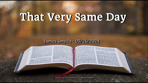 James Smyda - That Very Same Day