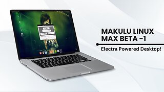 Maklulu Linux Prt. 2 | The Desktop Manager, Text to image Creator, & Electra Terminal