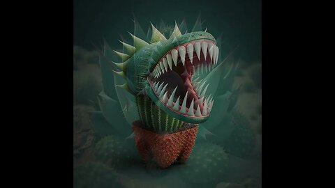 Carnivorous plants reimagined by Midjourney