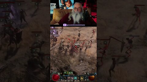 Diablo 4 Upheaval Barb action with Gaming Grandpa #gaminggrandpa #diablo4classes #gaming