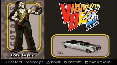 Lord Clyde | Vigilante 8 - 2nd Offense | Gameplay #duckstation