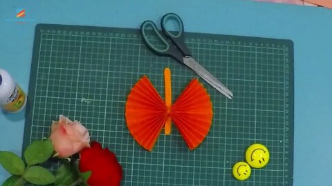 How To Make Beautiful Butterfly | Paper Butterfly toturial | Butterfly Cutting | Mehsim Creations
