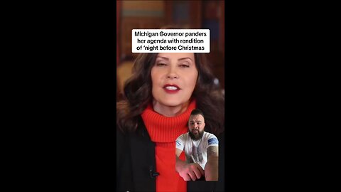 Michigan Governor Gretchen Whitmer gives cringeworthy rendition of the night before Christmas