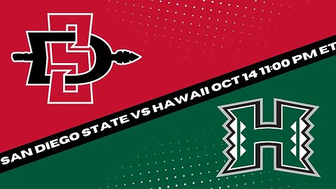 San Diego State vs Hawaii Prediction and Picks - College Football Picks Week 7