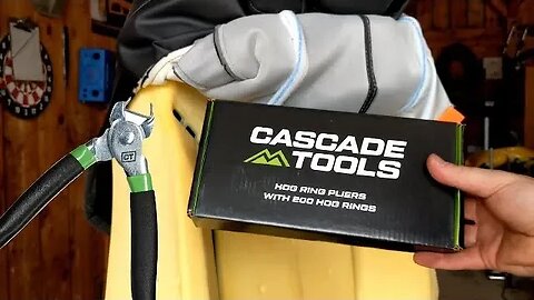 Hog Ring Pliers on Car Upholstery Review of Cascade Supply and DIY Directions