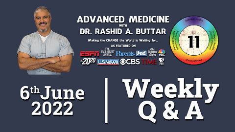 Dr Rashid A Buttar | Weekly Q&A During Livestream for June 6, 2022