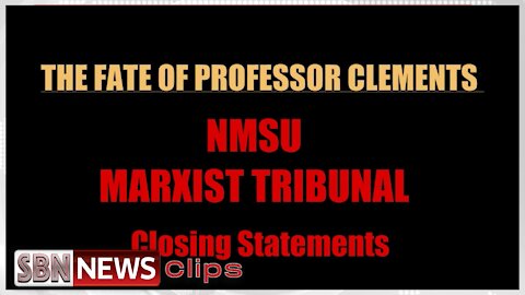 Professor Clements Termination Hearing - Closing Statements - 4508