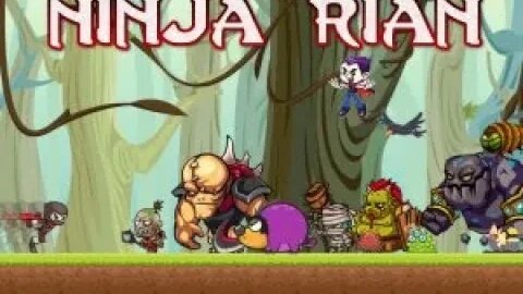 Let's Play: NINJA RIAN 🥷 (Crazy Games Online) - Stage One (12 Attempts) - by John H Shelton