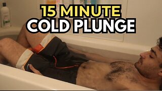 I DID A 15 MINUTE COLD PLUNGE IN MY BATHTUB | How to cold plunge at home | Self Help Motivation