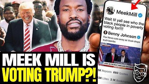 Rapper Meek Mill BREAKS Internet, ENDORSES Donald Trump Using My Tweet | BASED 🔥